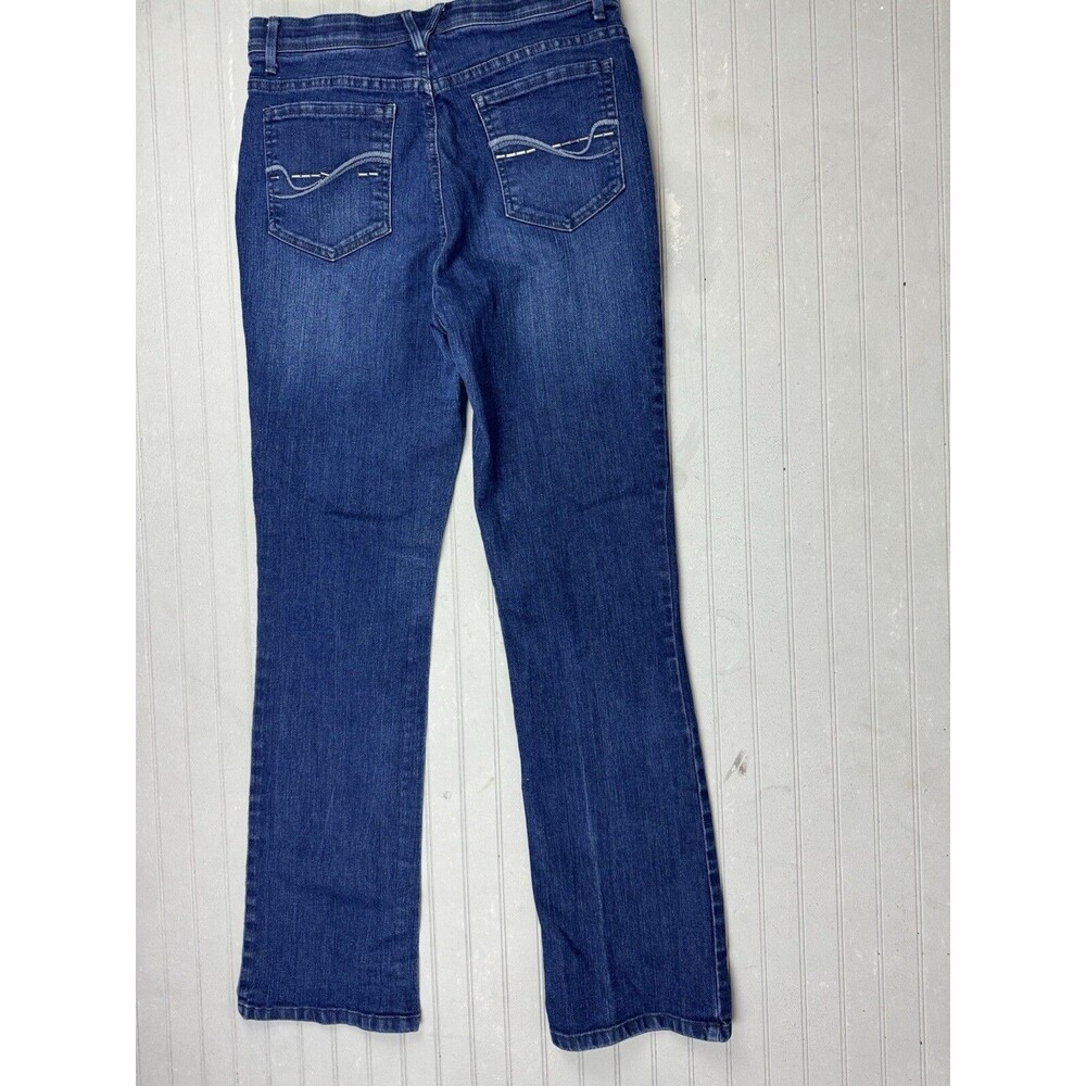 Gloria Vanderbilt Size 8 Womens Jeans High Rise Straight Stretch Dark Wash - Picture 4 of 4